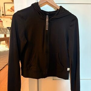 Halo Mini Full Zip Hoodie - Black Heather